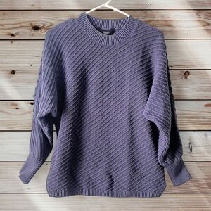 Simply Vera Vera Wang Purple Crew Neck Sweater